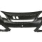 Bara fata Peugeot 3008, 10.2016-, cu 2 gauri pentru senzori parcare si camera, cu gauri pentru senzori punct mort; grunduit, Aftermarket