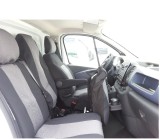 Cumpara ieftin Set huse Scaune Auto Fata 2+1 OPEL VIVARO 2014+ RENAULT TRAFFIC Gri 5 buc