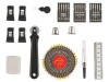 Set 66 piese accesorii pentru masina de cusut Crelando, multicolor
