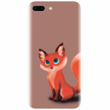 Husa silicon pentru Apple Iphone 8 Plus, Fox Cartoon Animal And