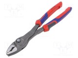 Cleşti KNIPEX TwinGrip cu m&acirc;ner ergonomic, 250mm, pentru prindere și &icirc;ndoire
