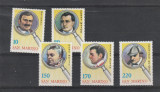 San Marino 1979-Detectivi,Serie 5 valori dantelate,MNH,Mi.1175-1179, Meserii, Nestampilat