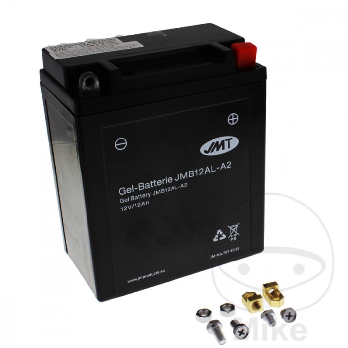 MBS Baterie moto fara intretinere 12V 12AH / YB12AL-A2, cu gel, Cod Produs: 7074081MA