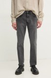 Levi&#039;s jeansi 502 TAPER barbati, culoarea gri