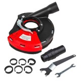 Aparatoare de praf pentru polizor unghiular 125 mm, pentru lucru curat
