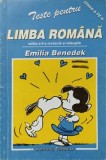 Teste Limba Romana Clasa a IV-a, Emilia Benedek, Institutul European, 1997, 96 pagini