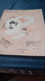 UN REST DE PARTITURA VECHE 46 PAGINI IN JUR DE ANUL 1900 --IMPERIUL TARIST-VALSURI DE M. PROST DEDICATA ACTRITEI MARIA WISNOWSKA