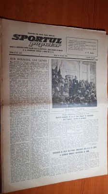 sportul popular 20 ianuarie 1953-activitatea raionului dorohoi,concursul de schi foto