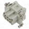 Conector ILME HDC mamă 6 pini 16A 600V inserturi contact