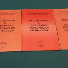 RECUPERAREA ȘI INTEGRAREA PERSOANELOR CU HANDICAP *NR. 1, 2*1996, 1-2*1995