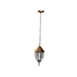Cumpara ieftin Lampa Gradina Erste Corint Antic, 1xE27, 60W, Metal+Plastic, IP44, 165x800mm, Sticla Transparenta