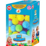 Set educativ 100 bile colorate (cutie) - 7cm