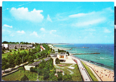 AMS - ILUSTRATA 134 EFORIE NORD - FALEZA SI PLAJA 1969 RSR, CIRCULATA foto