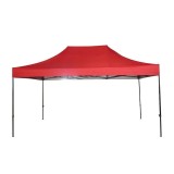 Cort Pavilion eMazing pliabil 3x4.5m, cadru metalic, culoare roșu, potrivit pentru curte, grădină și evenimente