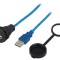 Cablu-adaptor USB A IP67 1m