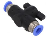 Ventil de &icirc;nchidere alamă nichelată 0-10 bar 8mm