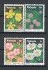 Malaezia 1990 Mi 421/24 MNH, nestampilat - Flori, Flora