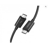CABLU alimentare si date Ugreen, &quot;US501&quot;, Fast Charging Data Cable pt. smartphone, Thunderbolt 4, USB Type-C la USB Type-C, PVC, 0.8m, negru &quot;30389&quot; (
