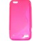Husa silicon S-line roz pentru HTC One V