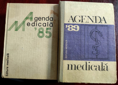 Agenda Medicala, anii &amp;#039;85 si &amp;#039;89 foto
