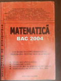 Matematica bac 2004 Virgiliu Schneider, Ion Nasu
