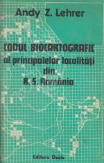 Codul biocartografic al principalelor localitati R. S. Romania foto