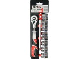Set Tubulare Cu Accesorii 3/8'', 12 Piese