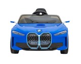 Masina electrica copii BMW i4, 2x25W, 3 viteze, pornire lenta, faruri LED, functii audio, sarcina maxima 30 kg