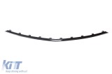 Partea de decorare inferioara a grilei medii potrivita pentru bara de protectie frontala A Design tip S63 pentru Mercedes S-Class W222 2013-2017 Perfo