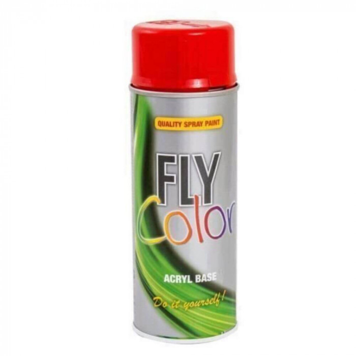 Vopsea Spray Decorativa Dupli-Color Fly Color, 400 ml, Rosie, Spray Vopsea Decorativa, Vopsea Acrilica Decorativa, Vopsele Decorative Pulverizante, Du