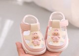 Sandalute roz cu ivoire pentru fetite - Bebe (Marime Disponibila: Marimea 22)