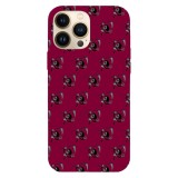 Husa compatibila cu Apple iPhone 14 Pro Max, Viceversa, model The Grim Reaper pattern Billy and Mandy, Silicon, TPU, Transparent, Carcasa