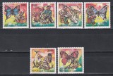 Togo 1990 - Cercetași, fluturi și ciuperci, Serie + PA, MNH