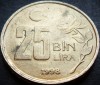 Moneda 25000 LIRE (25 BIN LIRA) - TURCIA, anul 1998 * cod 1140, Europa