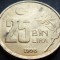 Moneda 25000 LIRE (25 BIN LIRA) - TURCIA, anul 1998 * cod 1140