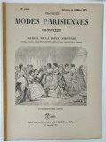 LES MODES PARISIENNES ILLUSTREES , JOURNAL DE LA BONNE COMPAGNIE , NO. 1483 , 1872