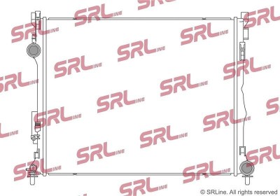 Radiator Mercedes Clasa G, Gle, Gls-Class, motor: 4.0 V8 T, intrare/iesire conectare rapida, 640x530x26, SRLine, Aluminiu/ Plastic brazat, foto