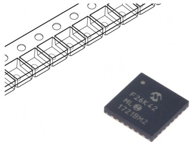 Microcontroler PIC18 64kB 64MHz 2.3-5.5V SMD QFN28 foto