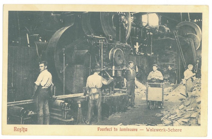 4557 - RESITA, Factory, Romania - old postcard - unused - 1928