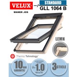 Fereastra mansarda VELUX GLL 1064 B, lemn pin, maner jos