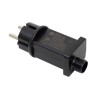 Adaptor Retea Ghirlanda Luminoasa Perdea IP44, Interior/Exterior, Negru, 1200 LED-uri