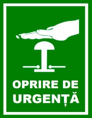 Placuta oprire de urgenta foto