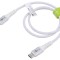 Cablu USB 2.0 USB C 0,5m alb 0,48Gbps