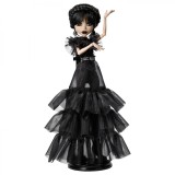 Monster High Wednesday Papusa Rave&#039;N Wednesday, Colectie Speciala, Jucarie Fete, Goth Glam, Accesorii Incluse
