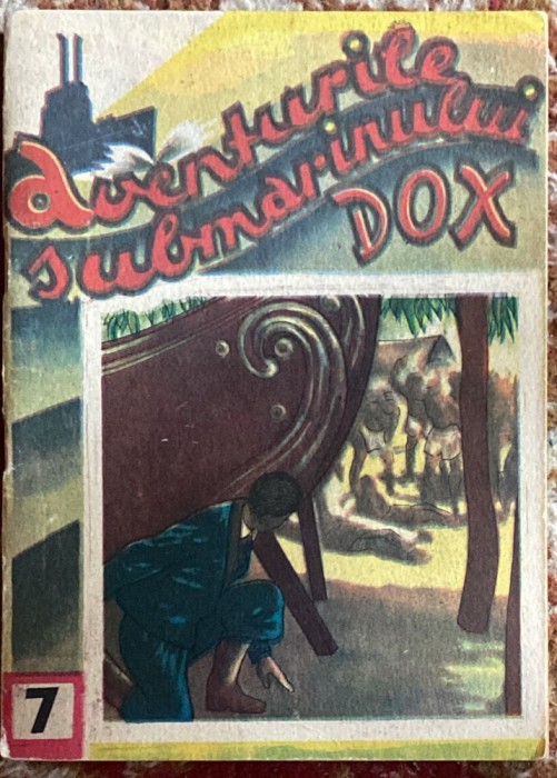 AVENTURILE SUBMARINULUI DOX Nr.7/PRINTRE VANATORII DE CAPETE/EDITURA ATHENA