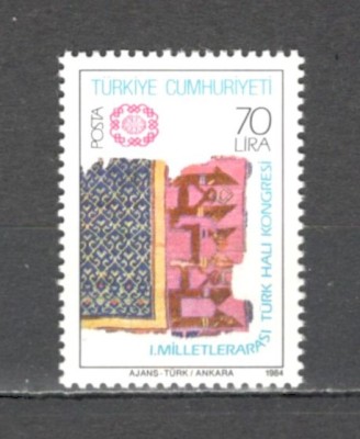Turcia.1984 Congres international ptr. arta covoarelor ST.117 foto