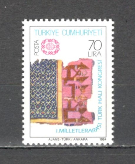 Turcia.1984 Congres international ptr. arta covoarelor ST.117