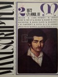 Al. Oprea - Manuscriptum, nr. 2/1972 (7) anul III (Editia: 1972)