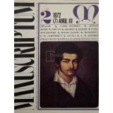Al. Oprea - Manuscriptum, nr. 2/1972 (7) anul III (Editia: 1972)