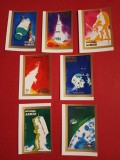 AJMAN, APOLLO 16 - SERIE COMPLETĂ MNH IMPERF., Nestampilat